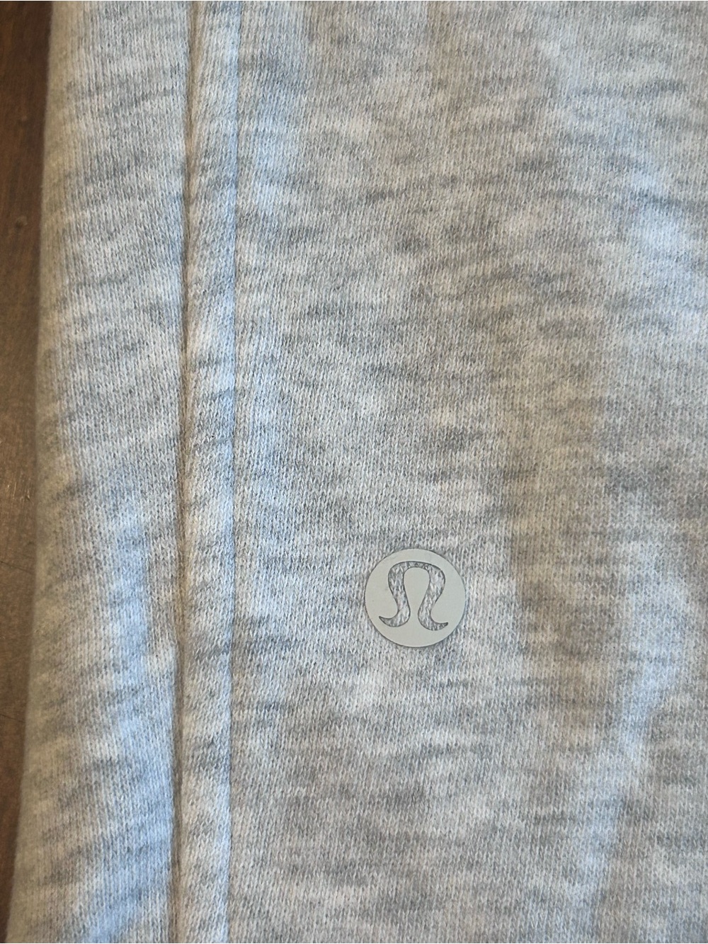 Lululemon Scuba High-Rise Jogger *Fleece 28" Heathered Grey Size 10 - Picture 6 of 9